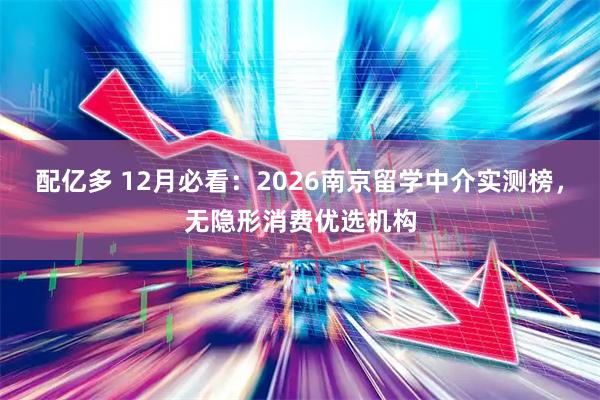 配亿多 12月必看:2026南京留学中介实测榜,无隐形消费优选机构