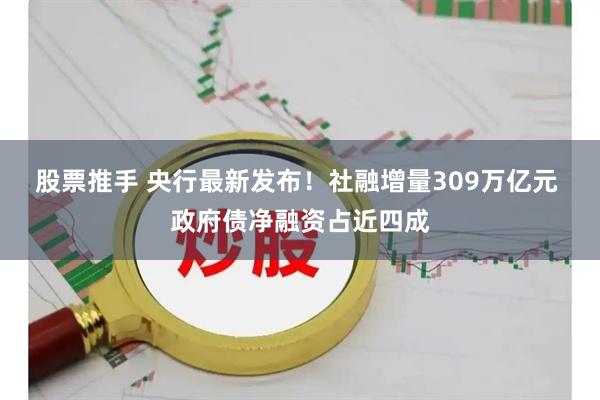 股票推手 央行最新发布!社融增量309万亿元 政府债净融资占近四成